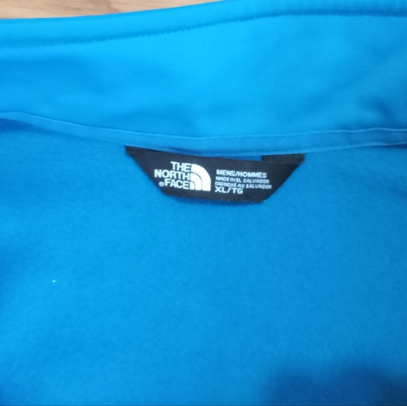The North Face Quarter Zip Men's Size XL Pullover Jacket Blue Polyester - Picture 5 of 8